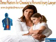 Three Pointers for Choosing a Personal Injury Lawyer