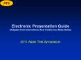 Electronic Presentation Guide (Adapted from International Test Conference Slide Guide) PowerPoint PPT Presentation