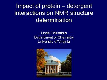 Impact of protein 