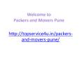 Packers and Movers Pune - Topservice4u.in PowerPoint PPT Presentation