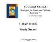 CHAPTER 5 STUDY SMART PowerPoint PPT Presentation