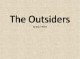 The Outsiders by S.E. Hinton PowerPoint PPT Presentation