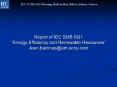Report of IEC SMB SG1  PowerPoint PPT Presentation