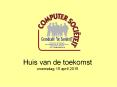Huis van de toekomst woensdag 15 april 2015 PowerPoint PPT Presentation