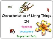 Characteristics of Living Things
