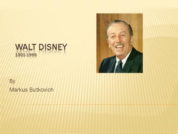 Walt Disney 1901-1966