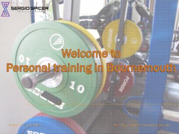 Personal training Bournemouth