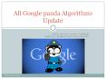All Google panda Algorithms Update PowerPoint PPT Presentation