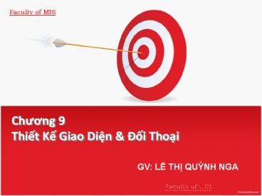 Chuong 9 Thi?t K? Giao Di?n