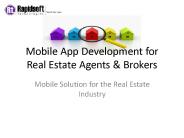 Mobile Application for the Real Estate Industry