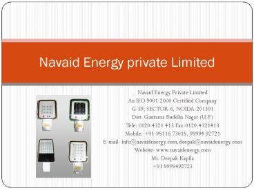 Navaid manufacturer