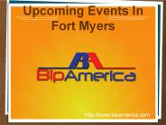 Upcoming Events In Fort Myers