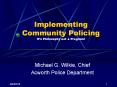 Implementing Community Policing It PowerPoint PPT Presentation
