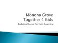 Monona Grove Together 4 Kids PowerPoint PPT Presentation