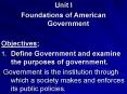 Foundations of American Government PowerPoint PPT Presentation