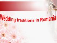 Wedding traditions in Romania