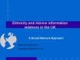 Ethnicity and Advice information relations in the UK PowerPoint PPT Presentation