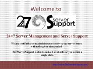 Linux Server Monitoring - 24x7 Server Support