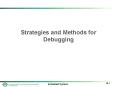 Strategies and Methods for Debugging PowerPoint PPT Presentation