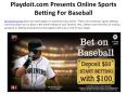 Playdoit.com Presents Online Sports Betting For Baseball PowerPoint PPT Presentation