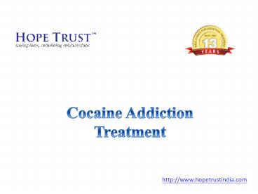 Cocaine Addiction Treatment