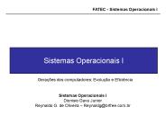 Sistemas Operacionais I