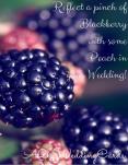 Reflect a pinch of Blackberry with some Peach in your Wedding! PowerPoint PPT Presentation