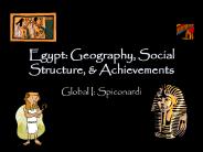 Egypt: Geography, Social Structure,