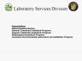 Laboratory Services Division PowerPoint PPT Presentation
