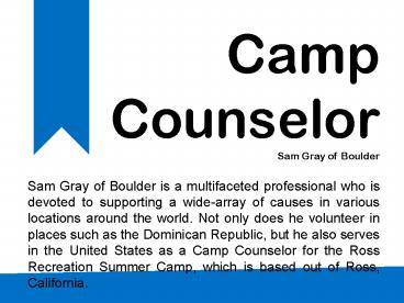 Peace Corps Volunteer - Sam Gray of Boulder (3)