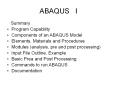 ABAQUS  I PowerPoint PPT Presentation