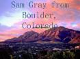 Sam Gray from Boulder, Colorado - Active Lifestyle PowerPoint PPT Presentation