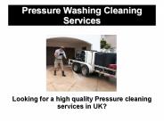 Pressure Washing Cleaning Services