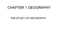 CHAPTER 1 GEOGRAPHY