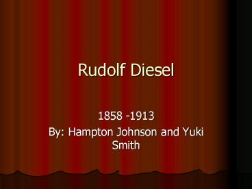 Rudolf Diesel