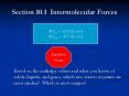 Section 10.1 Intermolecular Forces PowerPoint PPT Presentation