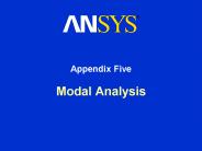 Modal Analysis