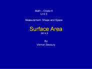Surface Area