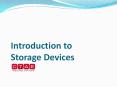 Introduction to Storage Devices PowerPoint PPT Presentation
