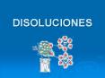 DISOLUCIONES PowerPoint PPT Presentation