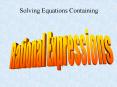 Solving Equations Containing PowerPoint PPT Presentation