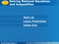 Solving%20Rational%20Equations%20and%20Inequalities PowerPoint PPT Presentation