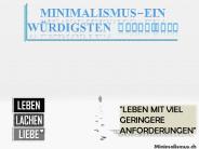 MINIMALISMUS-EIN WÜRDIGSTEN GESCHICHTE