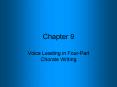Voice Leading in Four-Part Chorale Writing PowerPoint PPT Presentation