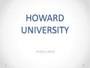 HOWARD UNIVERSITY