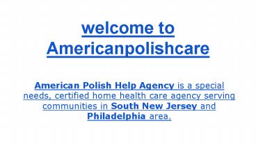 Caregivers New Jersey, Disabled Care New Jersey