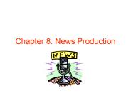 Chapter 8: News Production