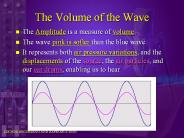 The Volume of the Wave