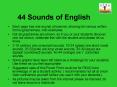 44 Sounds of English PowerPoint PPT Presentation