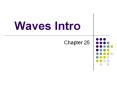 Waves Intro PowerPoint PPT Presentation
